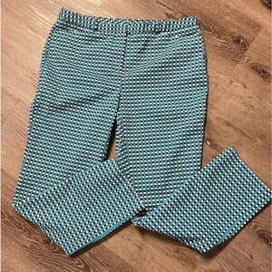 Worthington Geo Print Ankle Pants